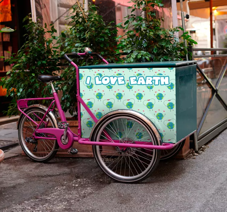 Autocolante animal eu amo a terra - TenStickers