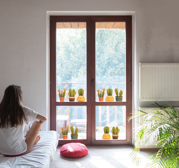 Autocolante animal formas de cactos - TenStickers