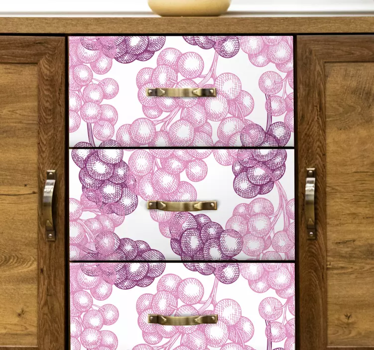 Autocolante animal padrão elegante de videira - TenStickers