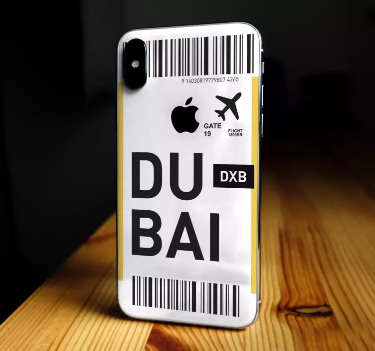 Autocolante animal passe de voo para dubai - TenStickers