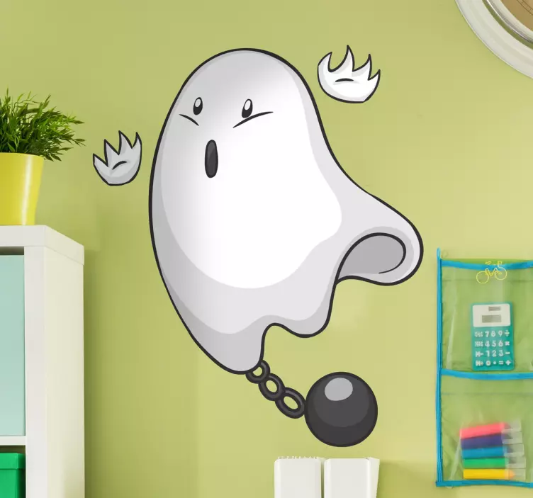 Adesivo infantil fantasma preso - TenStickers