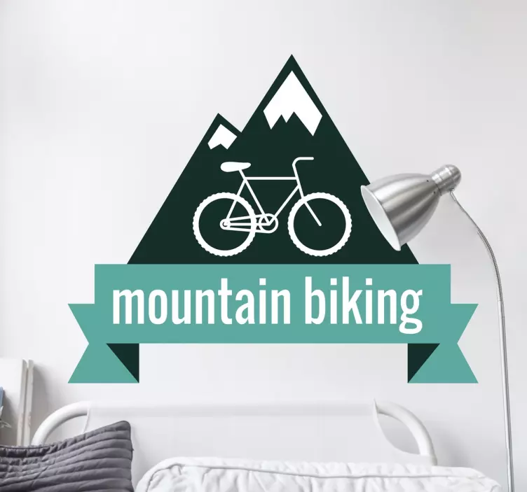 Adesivo Mountain Biking - TenStickers