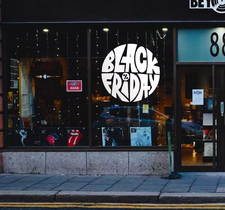 Autocolante para black friday Circular - TenStickers