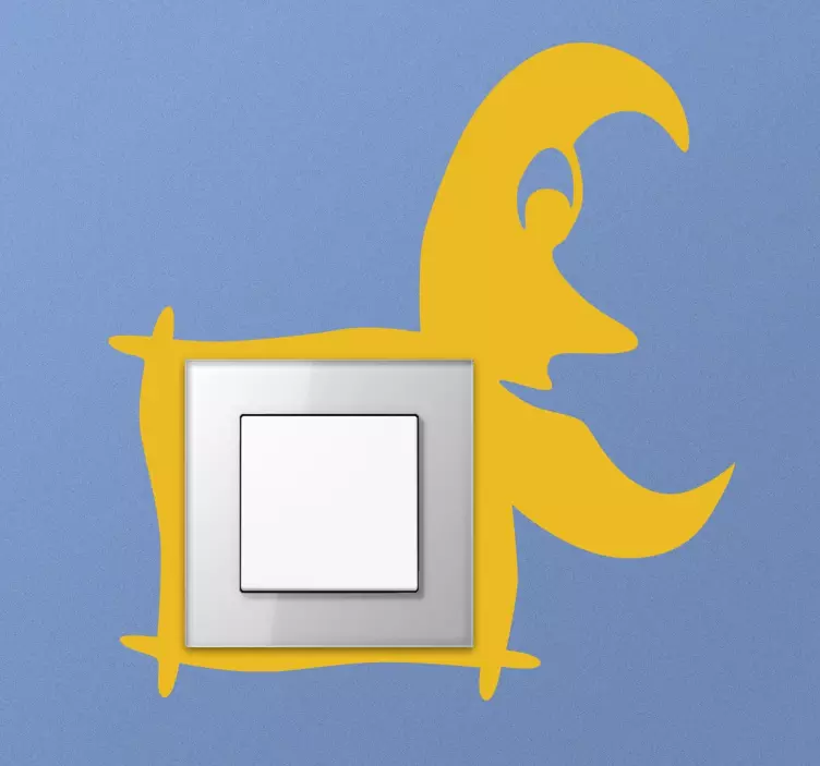 Adesivo para interruptor lua - TenStickers