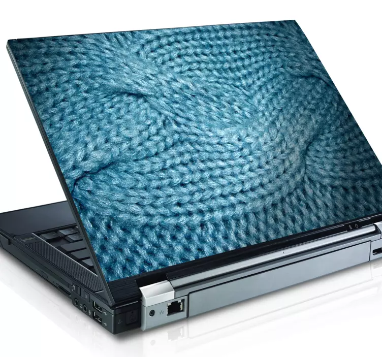 Adesivo para pc de lã azul - TenStickers