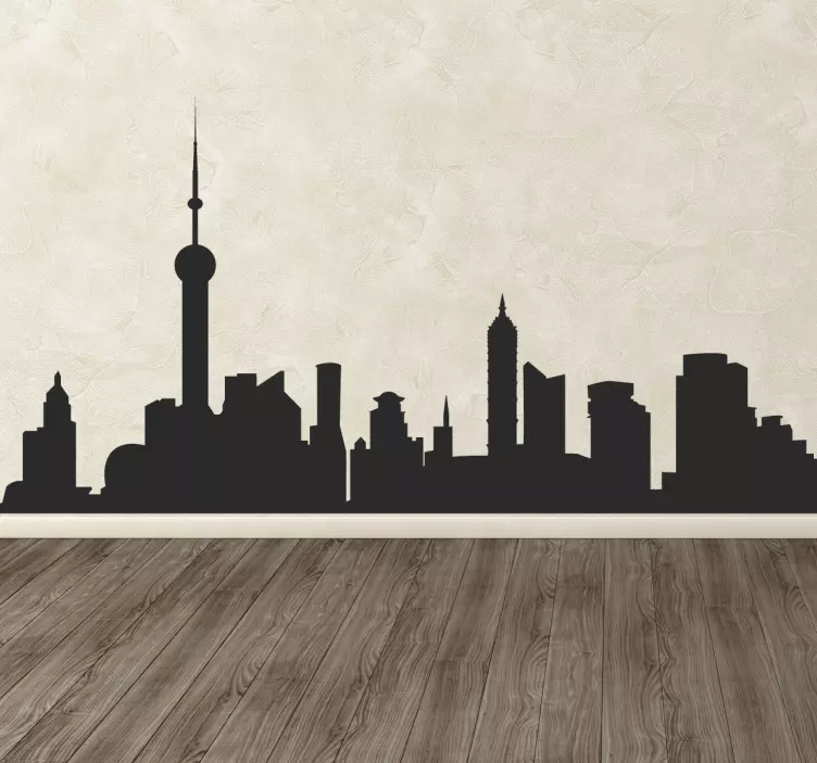 Adesivo skyline da cidade - TenStickers
