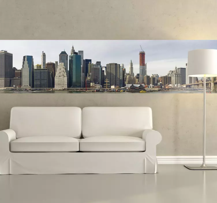 Adesivo skyline de manhattan - TenStickers