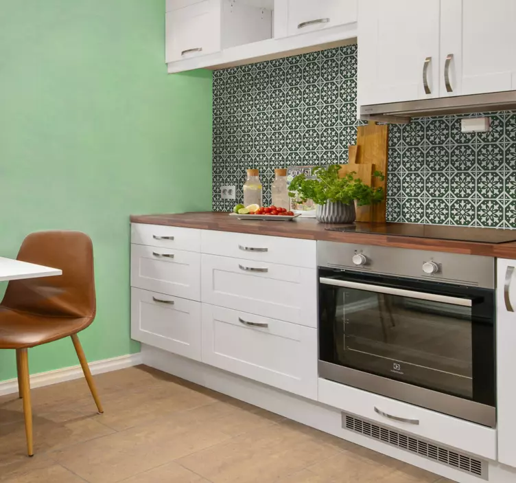 Autocolantes azulejos decorativos Padrões de cimento em um fundo  - TenStickers