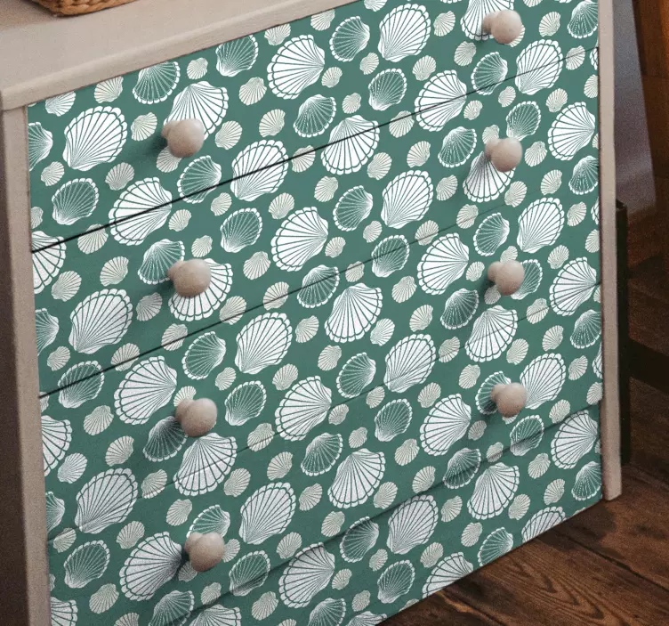 Autocolante animal com estampa de concha - TenStickers