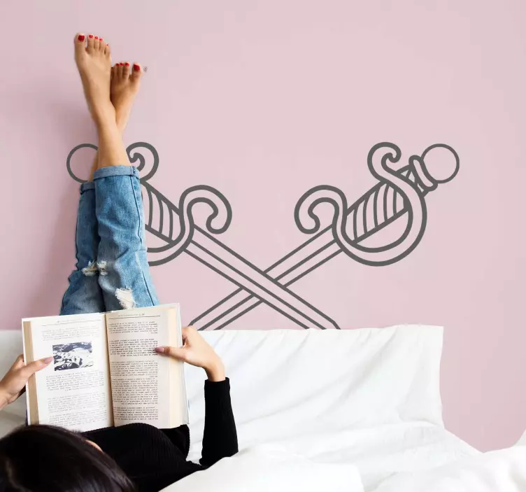 Autocolante animal com lâminas intersecadas - TenStickers