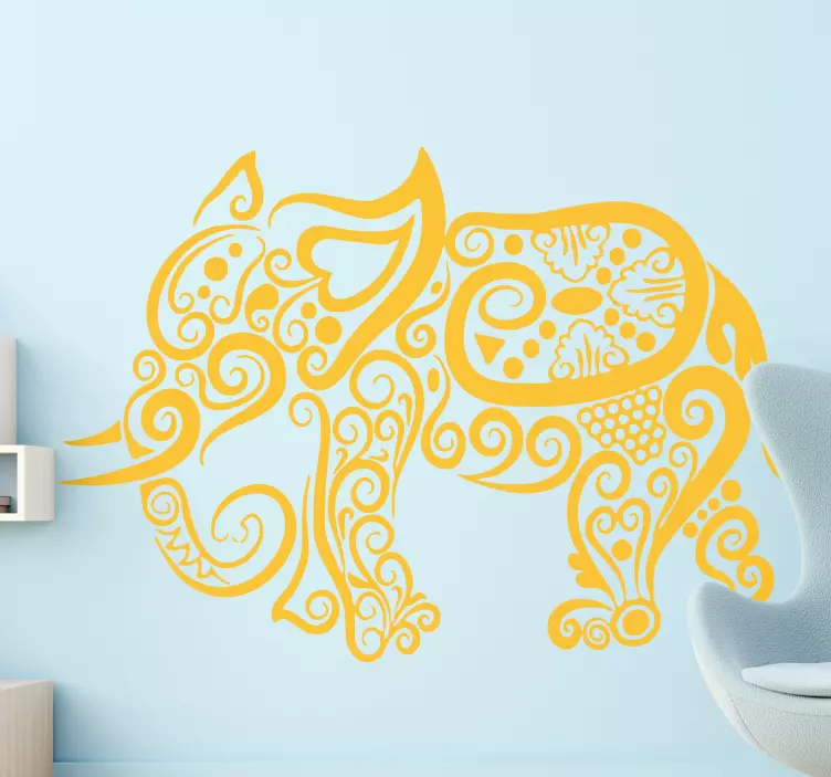 Autocolante animal elefante decorativo - TenStickers
