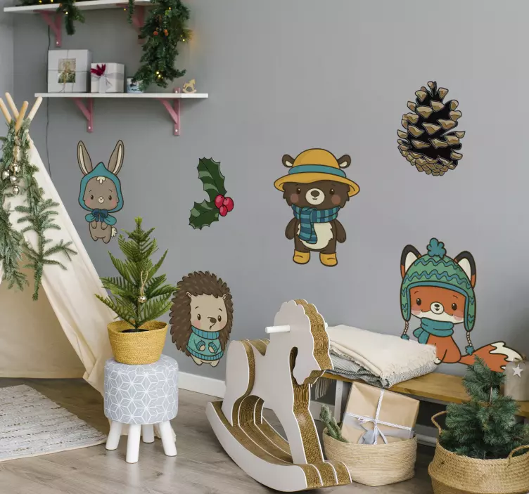 Autocolante animal personalidades divertidas - TenStickers