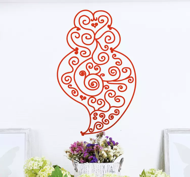 Autocolante Coração de Viana - TenStickers