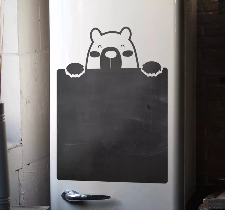 Autocolante de ardósia Ursinho de Notas  - TenStickers