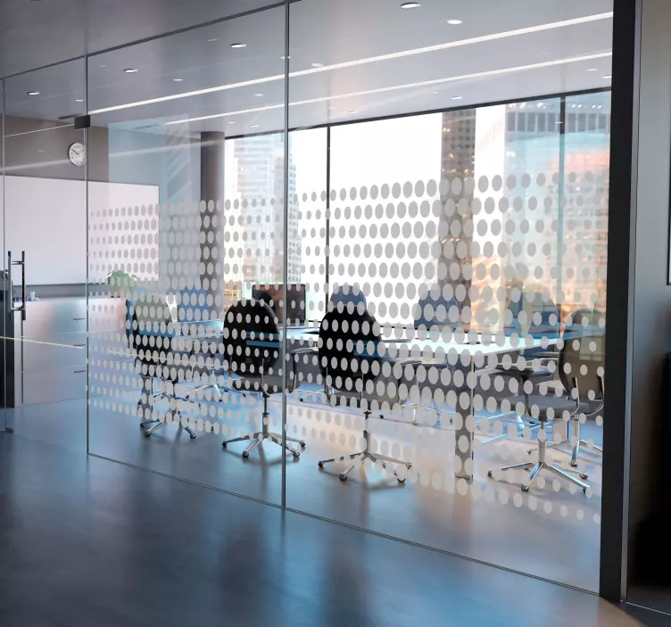 Autocolante decorativo de círculos translúcidos  - TenStickers