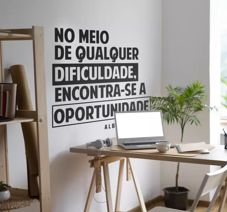 Autocolante de citações celebres Einstein - TenStickers