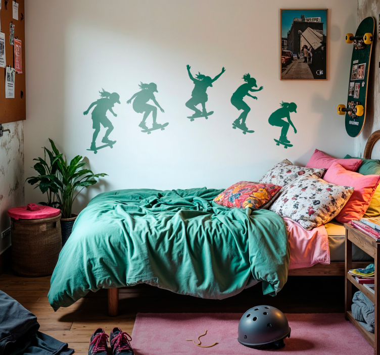 Autocolante de desporto sequência de patinação - TenStickers