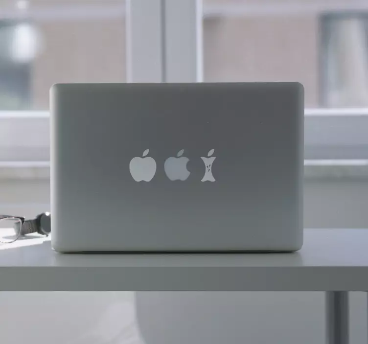 Autocolante ciclo da maçã Macbook - TenStickers