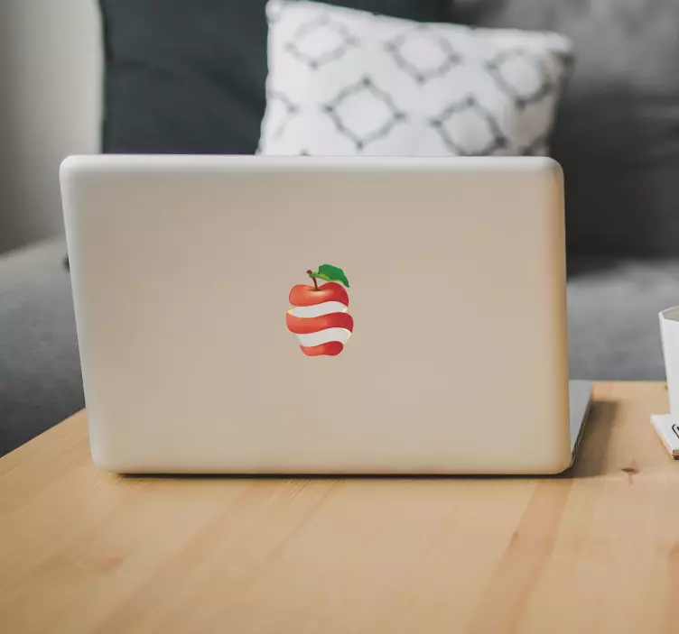 Autocolante personalização da maçã do Macbook - TenStickers