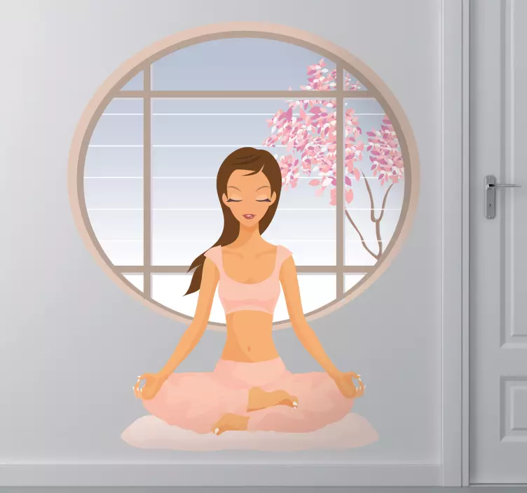 Autocolante de moda meditação serenidade - TenStickers