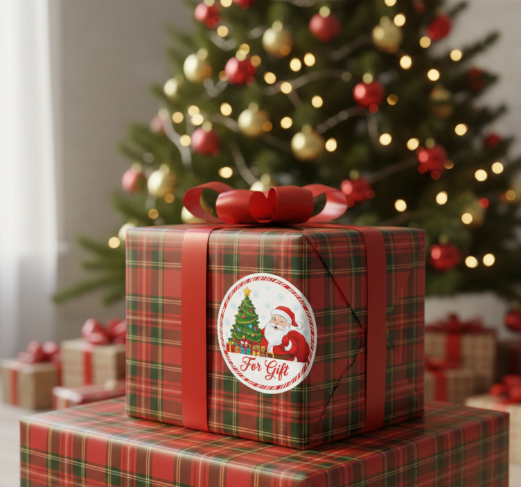 Autocolante de natal para presentes - TenStickers