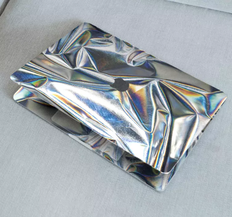 Autocolante Efeito 3D metálico para Macbook - TenStickers