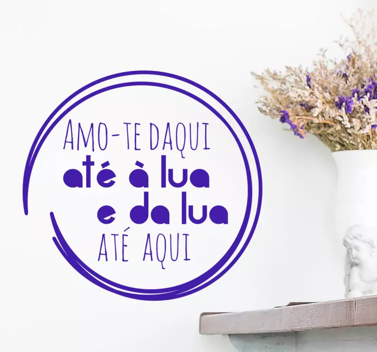 Autocolante de parede amoroso - TenStickers