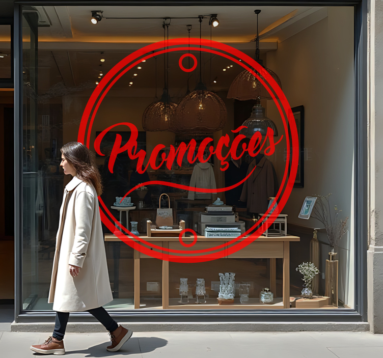 Autocolante de promoção letras promocionais - TenStickers