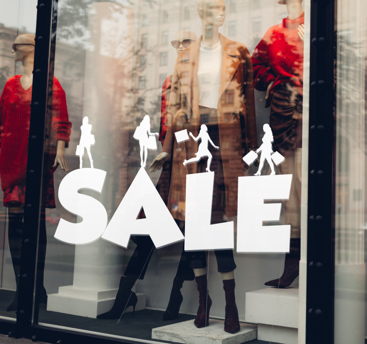 Autocolante de promoção placa de venda comercial - TenStickers