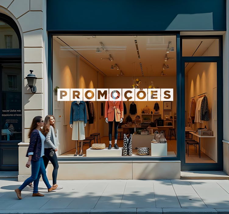 Autocolante de promoção texto promocional - TenStickers