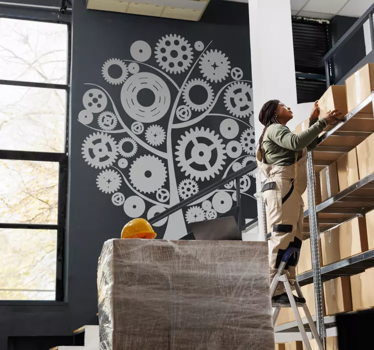 Autocolante decorativo árvore dinâmica - TenStickers