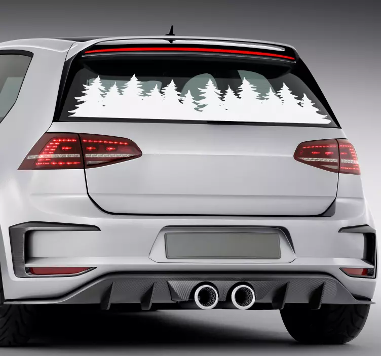 Adesivo com Árvores da floresta - TenStickers