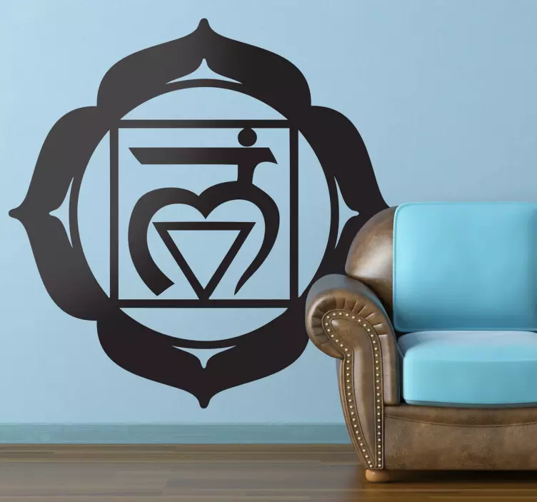 autocolante decorativo chakra muladhara - TenStickers