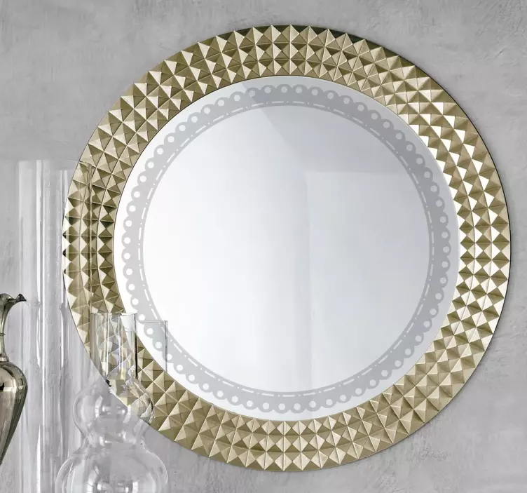 Autocolante decorativo círculo contorno - TenStickers