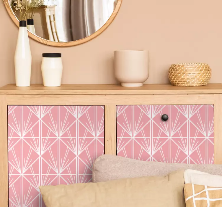 Autocolante decorativo conceito de arranjo geométrico - TenStickers