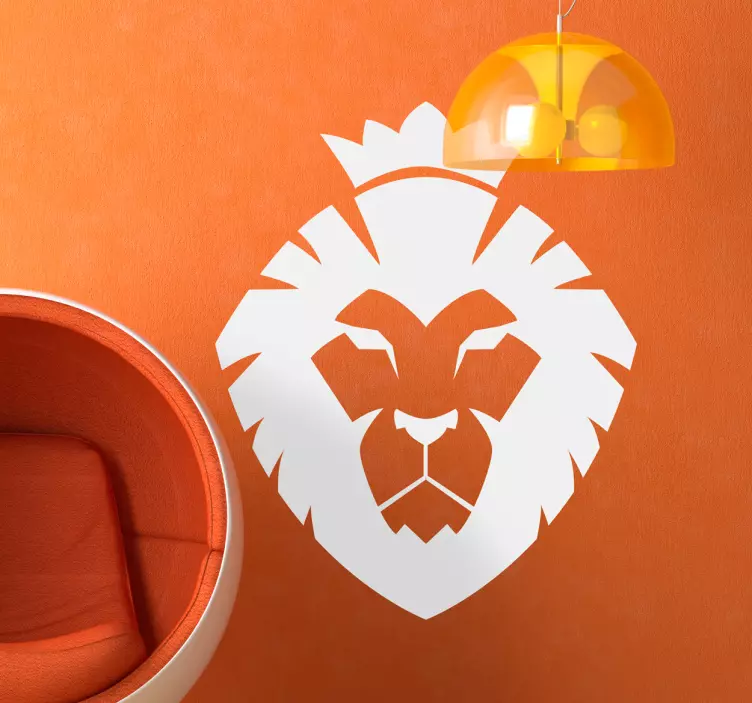 Autocolante decorativo coroa de leão - TenStickers
