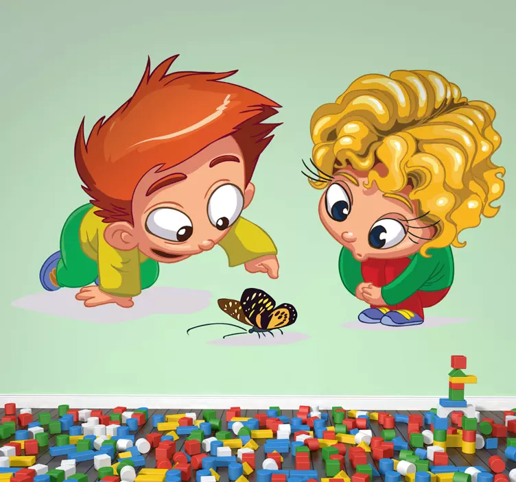 Vinil decorativo crianças curiosas - TenStickers