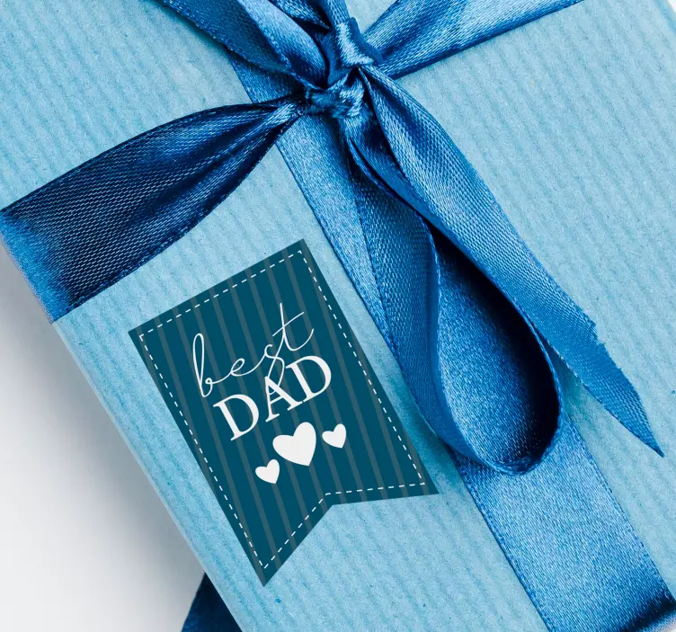 Autocolante decorativo melhor pai - TenStickers