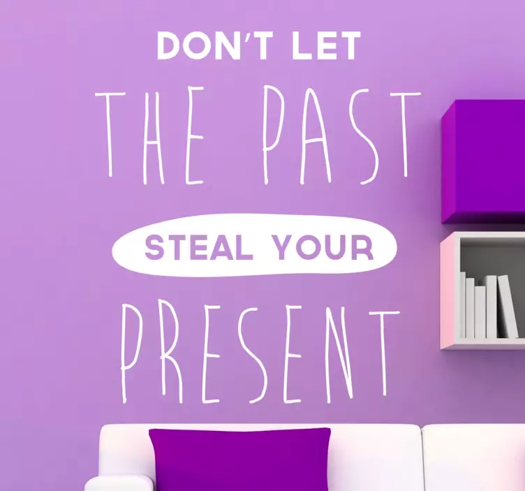 Autocolante  de texto steal your present - TenStickers