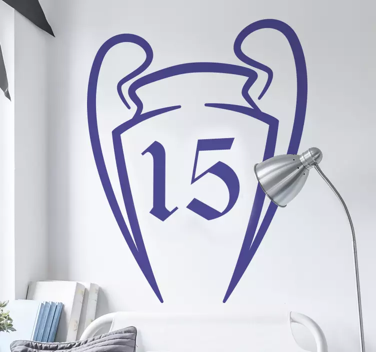 Autocolante decorativo décima Liga dos Campeões - TenStickers