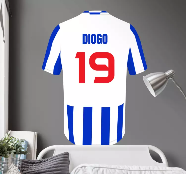 Autocolante Futebol T-shirtportugal porto - TenStickers