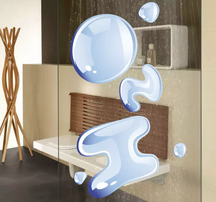 Autocolante decorativo H2O - TenStickers