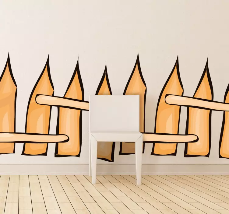 Autocolante decorativo infantil vedação - TenStickers