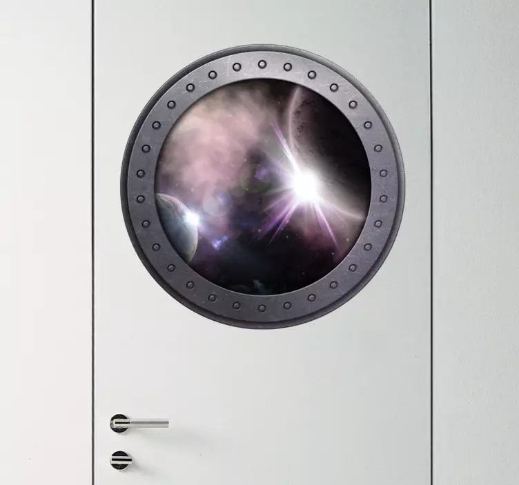 Autocolante decorativo janela para o espaço - TenStickers