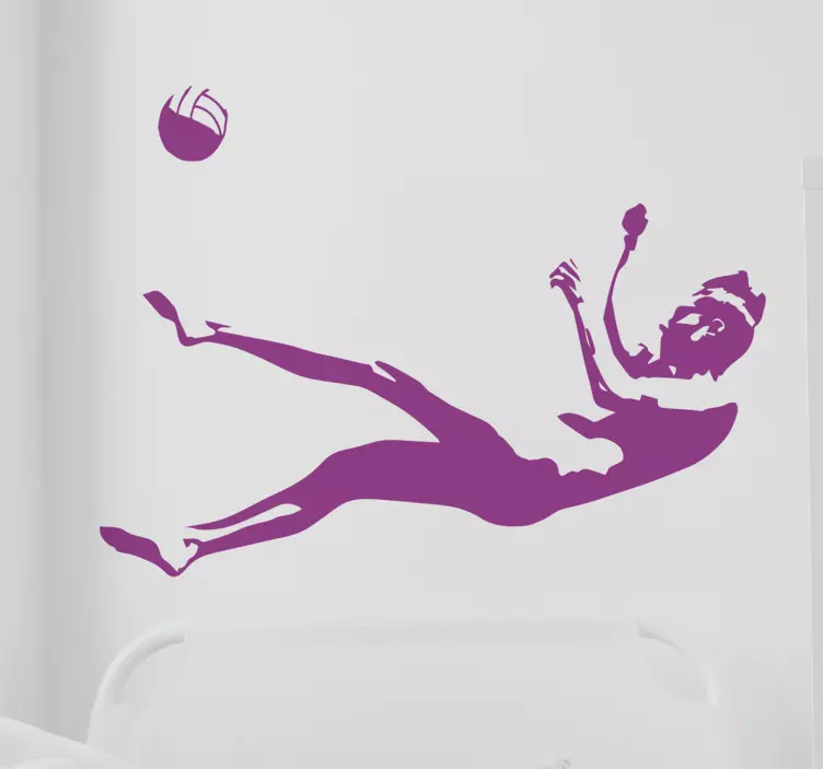 Autocolante decorativo jogadora de volley - TenStickers