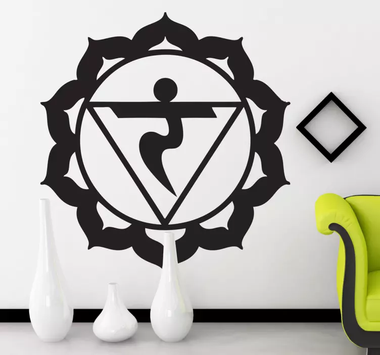 autocolante decorativo manipura chakra - TenStickers