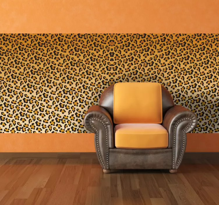 Autocolante decorativo padrão leopardo - TenStickers