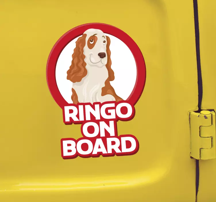 Autocolante para carros Cocker spaniel - TenStickers
