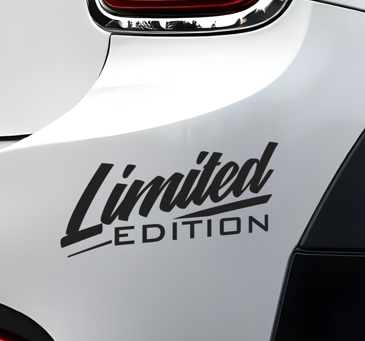 Autocolante para carros edição limitada - TenStickers