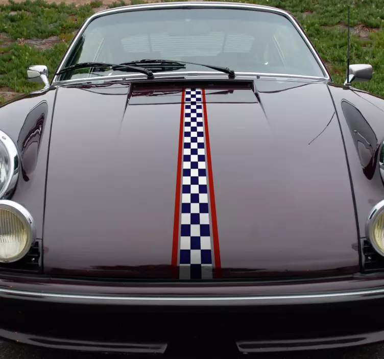 Autocolante para carros Linhas de corrida - TenStickers